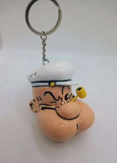 Popeye the sailor keychain