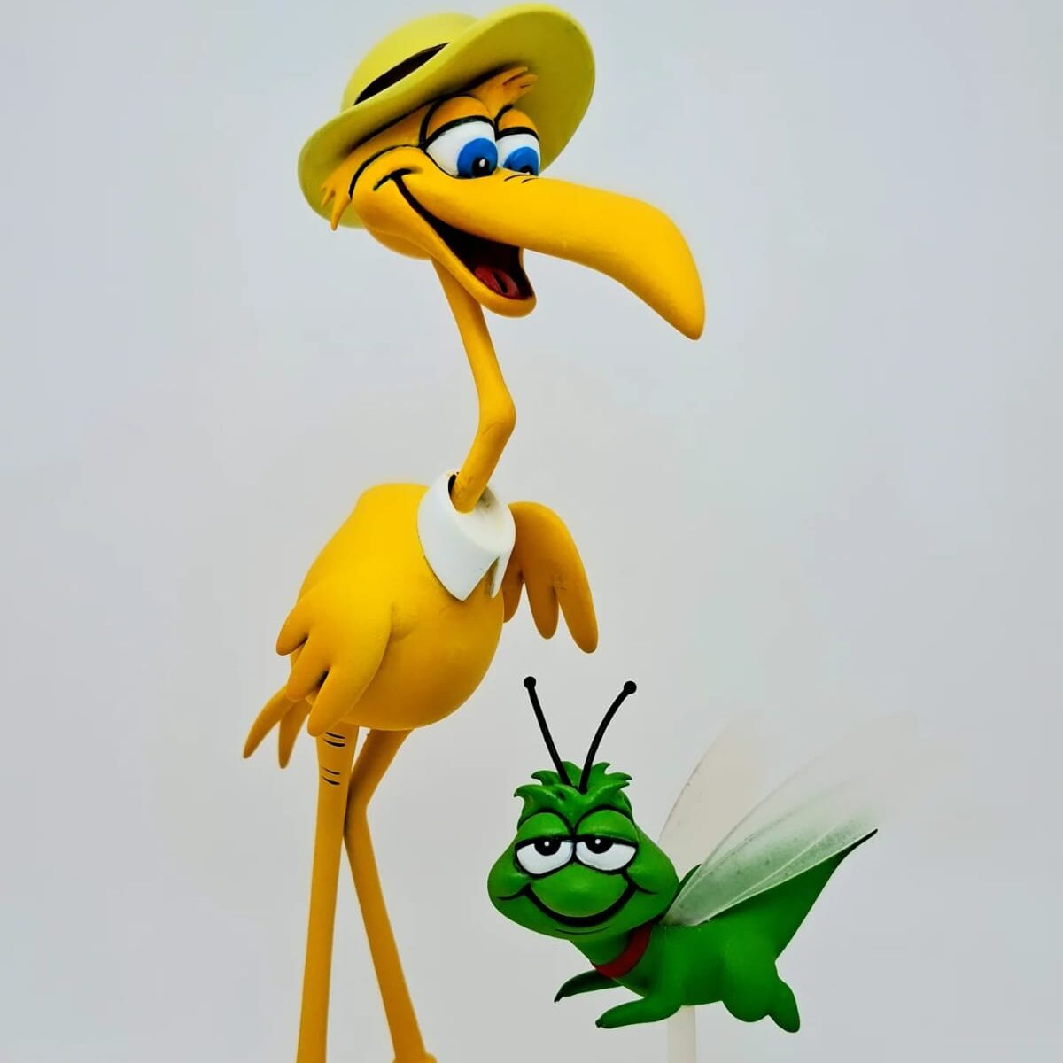 Crazylegs Crane with Dragonfly